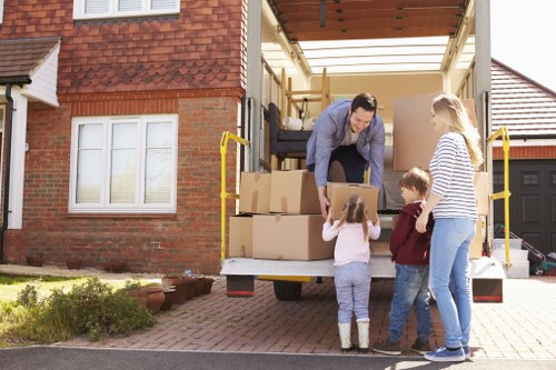 Packing and unpacking support for a Tufnell Park home move