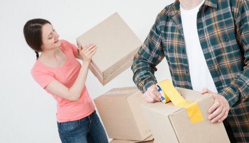 Movers preparing a local home move in Tufnell Park