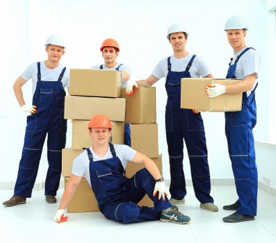 Removal team working on a residential move in Tufnell Park