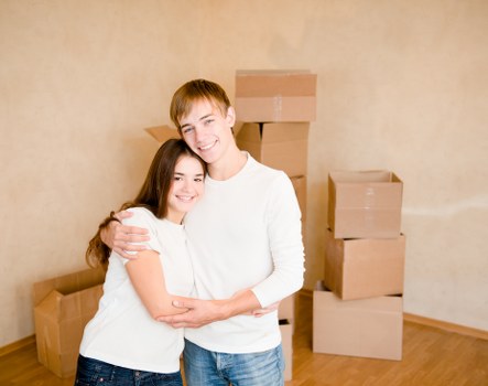 Careful unloading of household items at a Tufnell Park property