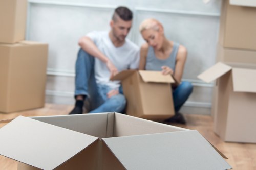 Commercial moving truck service in Tufnell Park for office items