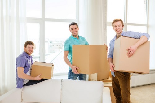 Loading furniture and boxes for a Tufnell Park house or flat move
