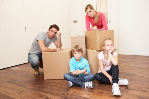 Careful box packing and labelling for local removals in Tufnell Park